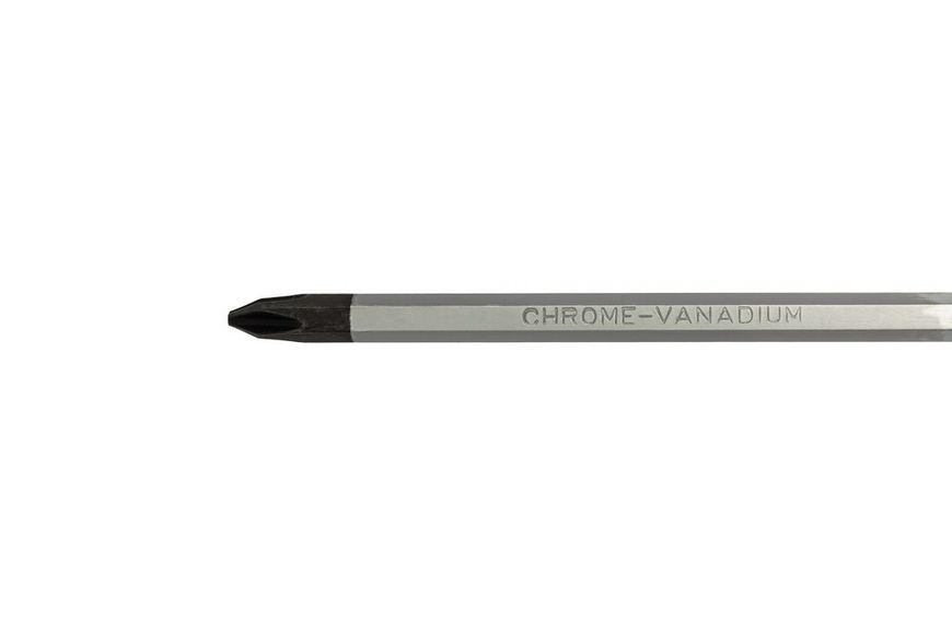 Викрутка ударна хрестова магнітна MASTERTOOL EXTERNAL HEX PH2х100 мм ручка з TPR покриттям 49-6210 31711 фото