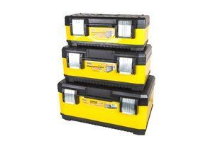 Скрині для інструментів MASTERTOOL металеві комплект 3 шт 18"/19.5"/21" (79-2918/2920/2921) 79-2009 30283 фото