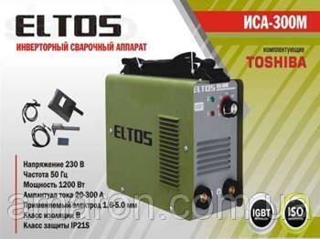 Інверторний зварювальний апарат Eltos ІСА300M 2300580 фото