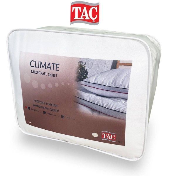 Ковдра мікрогелева TAC Clima Warm полуторна 155х215 см 2214 фото