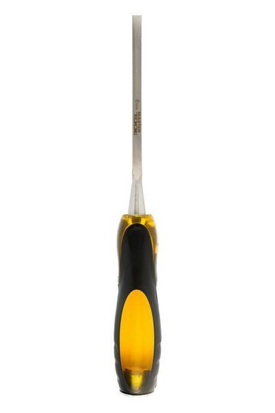 Стамеска плоска для дерева ударна MASTERTOOL CrV 6 мм з двокомпонентною ручкою 14-1506 26691 фото