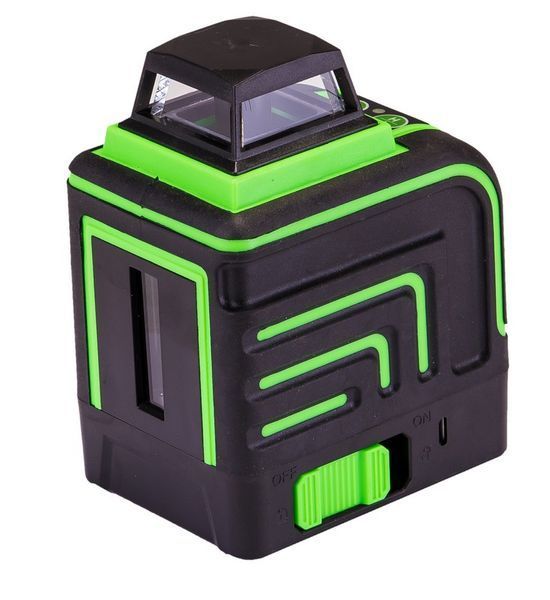 Рівень лазерний MASTERTOOL 10 м &plusmn;0.2 мм/м 2 гол H/V/H+V H360&deg;/V110&deg; &plusmn;3&deg; GREEN/510 нм клас II IP54 Li-ion/ААх3 сумка 30-1906 29296 фото