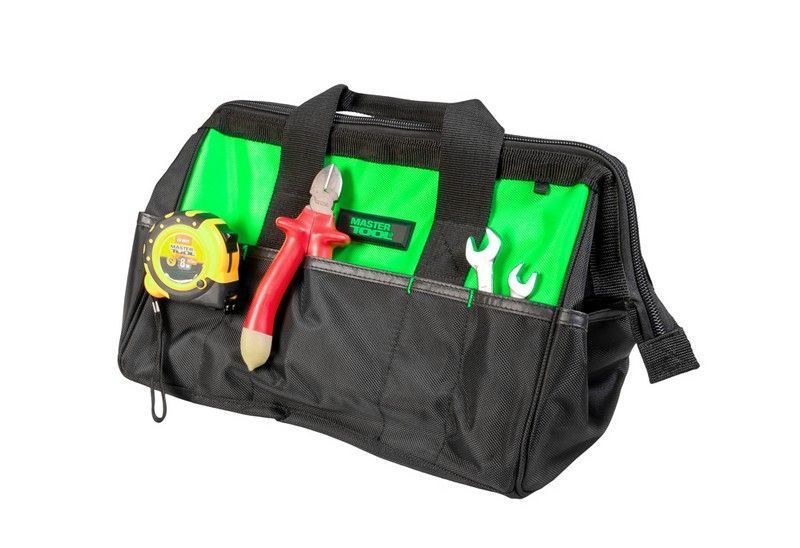 Сумка для інструментів MASTERTOOL 380х240х280 мм 14 кишень 1680 DEN 79-1913 27839 фото