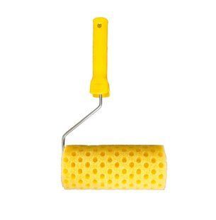 Валик малярський структурний MASTERTOOL Moltopren Decor Peas 180 x 80 x 20 мм, &Oslash; 6 мм з ручкою 92-6203 27229 фото