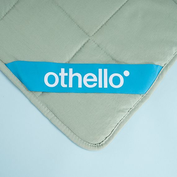 Комплект ковдра 220x240 см + 2 подушки + 2 наволочки Othello Egeo Life Green 63517 фото