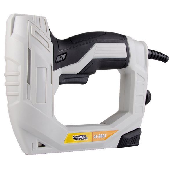 Степлер електричний MASTERTOOL 2-в-1 скоба R53 6&ndash;14 мм/цвях 18GA 15 мм, 500&ndash;800 Вт, 230 В/50 Гц 41-0801 29563 фото