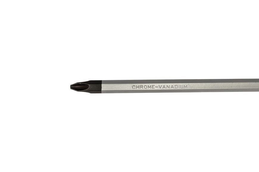 Викрутка ударна хрестова магнітна MASTERTOOL EXTERNAL HEX PH3х150 мм ручка з TPR покриттям 49-6315 31718 фото