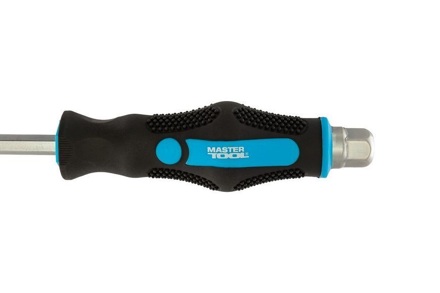 Викрутка ударна хрестова магнітна MASTERTOOL EXTERNAL HEX PH3х150 мм ручка з TPR покриттям 49-6315 31718 фото