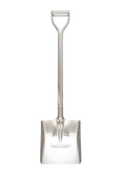 Лопата совкова MASTERTOOL 255х303х970 мм з нержавіючої сталі з ручкою та держаком 14-6275 26166 фото