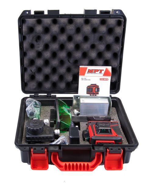 Рівень лазерний MPT 45 м &plusmn;0.3 мм/м 3 гол H/V/H+V H360&deg;/2хV360&deg; &plusmn;4&deg; GREEN/510 нм клас II IP54 Li-ion трипод акс. MLL1207 29304 фото
