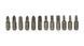 Викрутка MASTERTOOL з реверсом 12-в-1 PH1-2-3/PZ1-2-3/SL4-5-6/T15-20-25 25 мм магнітний тримач 40-0518 25329 фото 3