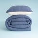 Комплект ковдра 220x240 см + 2 подушки + 2 наволочки Othello Egeo Life Denim 63489 фото 5