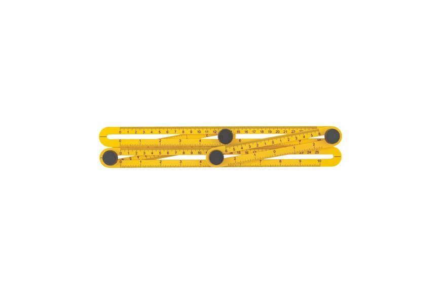 Шаблометр MASTERTOOL 250х120 мм пластиковий 30-3525 27843 фото