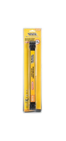 Тримач магнітний для інструменту MASTERTOOL 12 кг 305х23х12.5 мм 81-2139 30154 фото