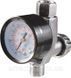 Редуктор с манометром для краскопульта MASTERTOOL 0-12 бар металлический 1/4" 80-8919 80-8919 фото 1