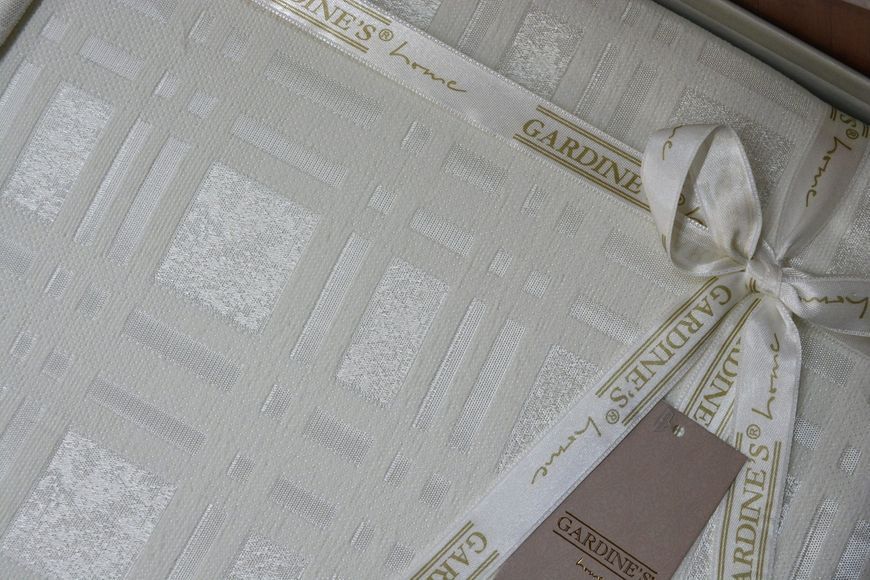 Покривало з наволочками Gardines Ekose Cream 240 x 260 см 65293 фото