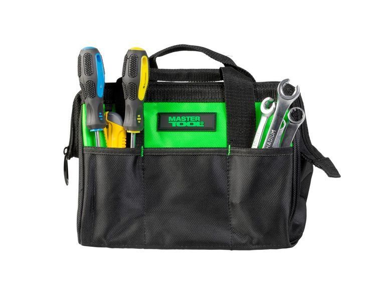 Сумка для інструментів MASTERTOOL 310х190х230 мм 3 кишені 1680 DEN 79-1912 27030 фото
