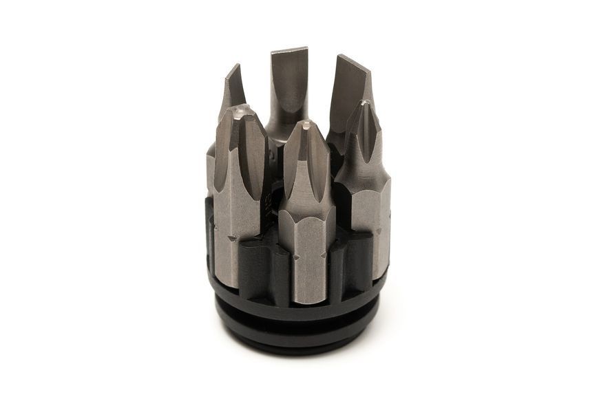 Викрутка MASTERTOOL з реверсом 6-в-1 PH1-2-3/SL4-5-6 25 мм 40-0517 25259 фото