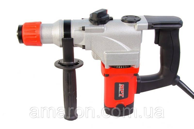 Перфоратор MPT ​​SDS-PLUS 26 мм 850 Вт 800 об/мин 4500 уд/мин 5 Дж 2 режима аксессуары 2 шт кейс MRH2605 1350 фото
