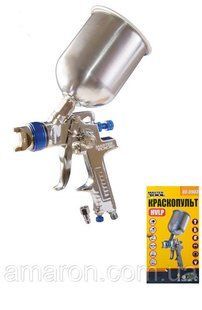 Краскопульт MASTERTOOL HVLP ВБ 600 мл алюминий &Oslash;1.4 мм 160-240 л/мин 3-4 бар В 80-8903 80-8903 фото