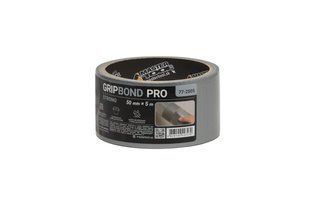 Стрічка армована MASTERTOOL GripBond Pro Strong t 70&deg;C 50 мм&times;5 м сіра 77-2505 34941 фото