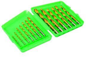 Набір свердл для металу MASTERTOOL 13 шт HSS ТИТАН 1.5-6.5 мм plastic box 11-1305 26042 фото