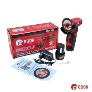 Акумуляторна болгарка EDON OAG-20/76 OL 228 фото