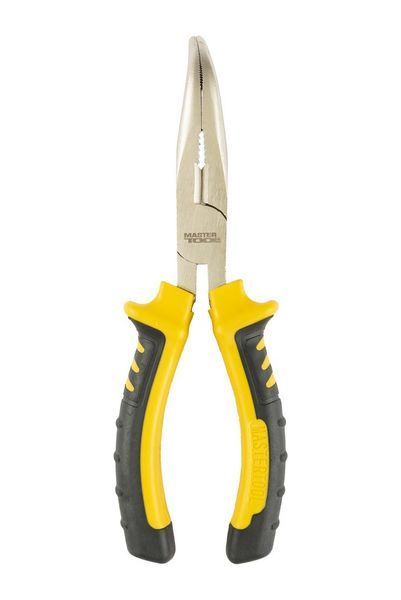 Щипці вигнуті MASTERTOOL 180 мм С55/HRC 45~50 23-3180 29552 фото