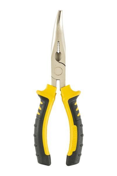 Щипці вигнуті MASTERTOOL 180 мм С55/HRC 45~50 23-3180 29552 фото