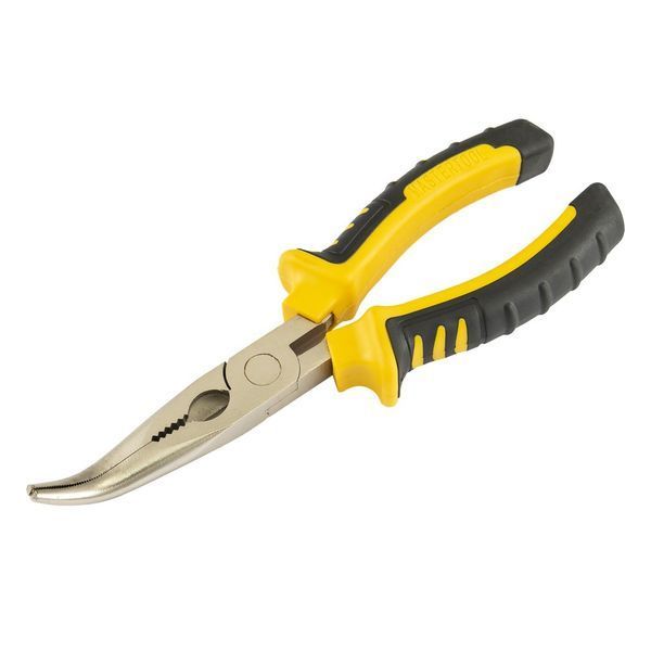 Щипці вигнуті MASTERTOOL 180 мм С55/HRC 45~50 23-3180 29552 фото