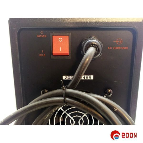 Інверторний зварювальний апарат EDON MMA-250PFC (220V/380V, 110-560В) 286 фото