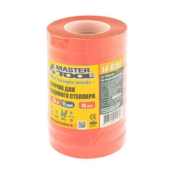 Стрічка для степлера-тапенера для підв'язки рослин MASTERTOOL 25 м 10 шт 14-6152 29500 фото
