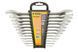 Ключі ріжкові MASTERTOOL набір 12 шт (6-25, 27, 28, 30, 32 мм) CrV SATIN FINISH DIN3110 70-2112 24366 фото 2