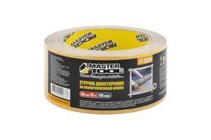 Стрічка двостороння MASTERTOOL на поліпропіленовій основі 50 мм&times;25 м 77-3525 27794 фото