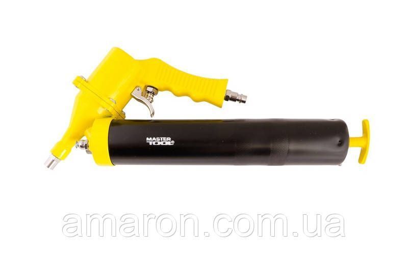 Шприц для смазки пневматический MASTERTOOL 500 мл две насадки 81-8703 81-8703 фото