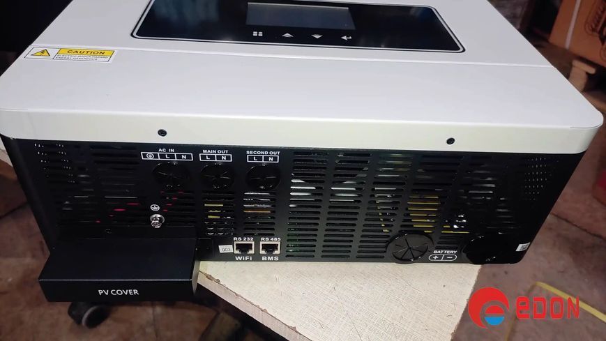Гібридний сонячний інвертор EDON EPM-MAX-10,2KW (Чистий синус) 16 фото