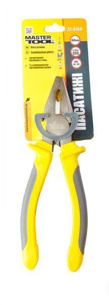 Пасатижі MASTERTOOL 160 мм C55/HRC 45~50 23-0160 25747 фото