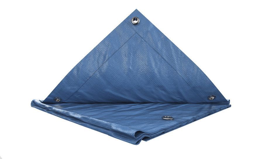 Тент універсальний MASTERTOOL TARPAULIN 6 &times; 12 м Blue 79-9612-В 23841 фото