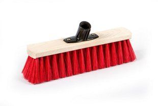 Щітка для внутрішніх приміщень MASTERTOOL дерев'яна колодка 300х55х82/65 мм ПК без ручки 14-6525 30460 фото