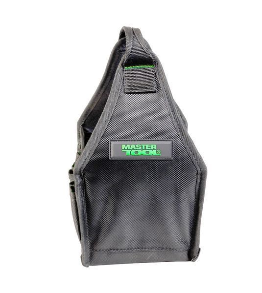 Сумка для інструментів відкрита MASTERTOOL 160х170х310 мм 8 кишень посилене дно 1680 DEN 79-1930 28221 фото