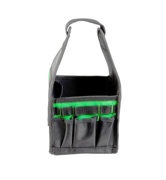 Сумка для інструментів відкрита MASTERTOOL 160х170х310 мм 8 кишень посилене дно 1680 DEN 79-1930 28221 фото
