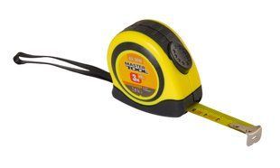 Рулетка MASTERTOOL 3 м&times;16 мм автоматичний фіксатор полотна покриття TPR 65-3016 26360 фото