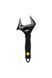 Ключ розвідний MASTERTOOL 150 мм 0-35 мм тонкі губки CrV рукоятка з TPR накладкою 76-0321 26903 фото 2
